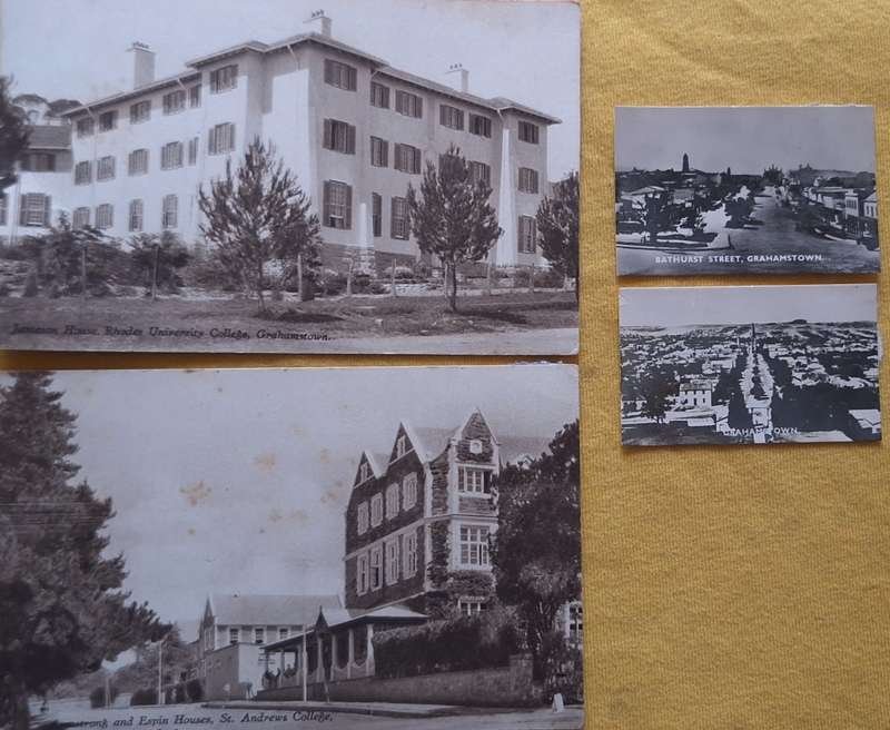 Vintage Postcards and small Photo's of Grahamstown