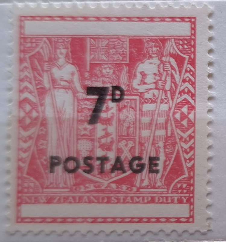 New Zealand 1964 Provisional 1 Mint stamp