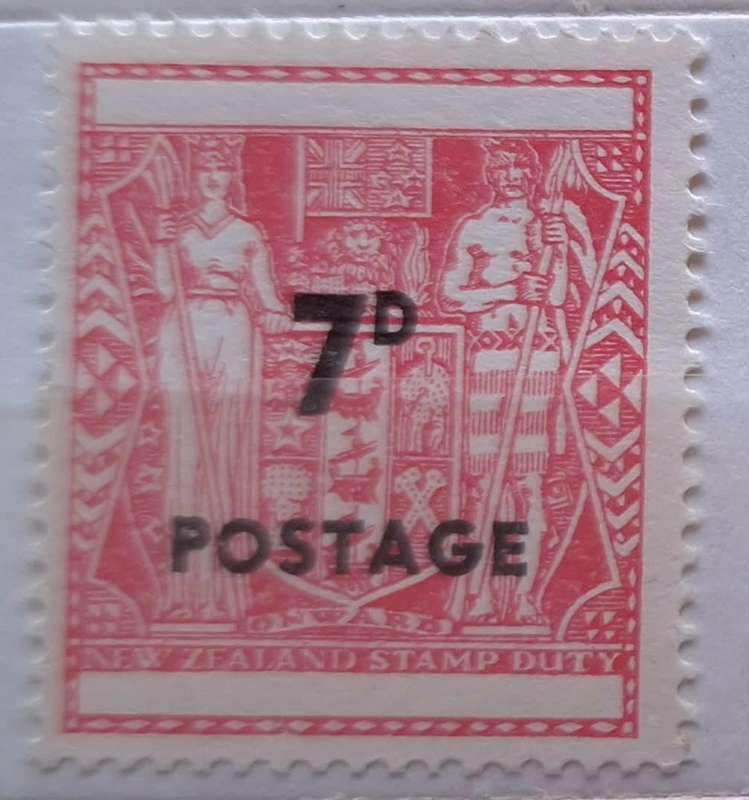 New Zealand 1964 Provisional 1 Mint stamp