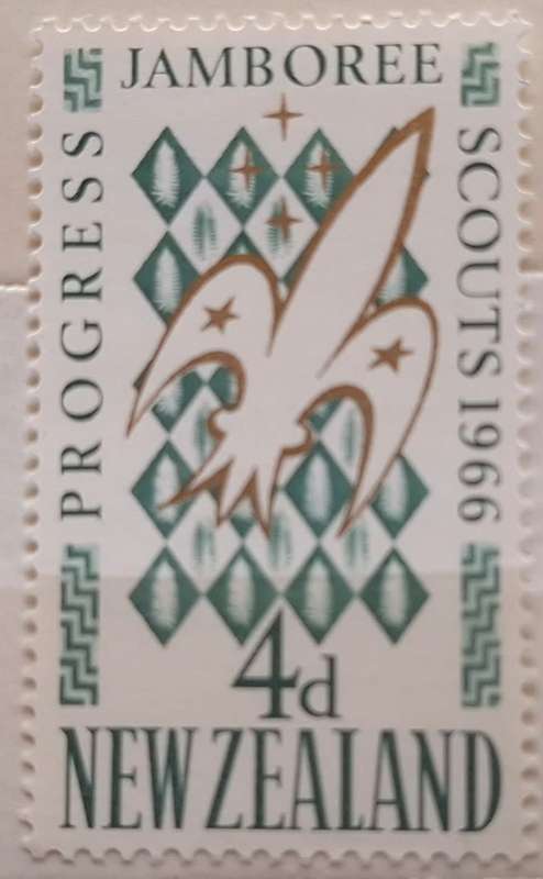 New Zealand 1966 Scout Jamboree 1 Mint stamp