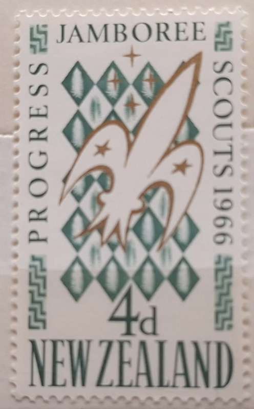New Zealand 1966 Scout Jamboree 1 Mint stamp