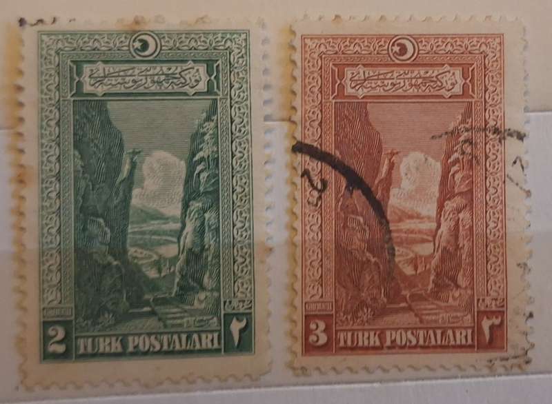 Turkey 1926 Turk Postalari Issue 2 Used stamps