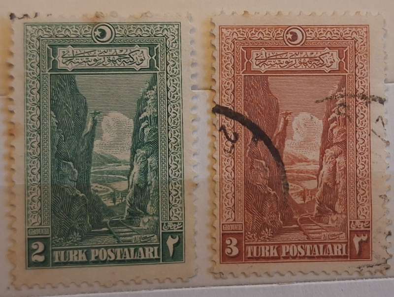 Turkey 1926 Turk Postalari Issue 2 Used stamps