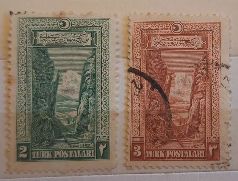 Turkey 1926 Turk Postalari Issue 2 Used stamps