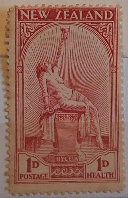 New Zealand 1932 Health Issue Hygiea 1 Unused Hinged stamp
