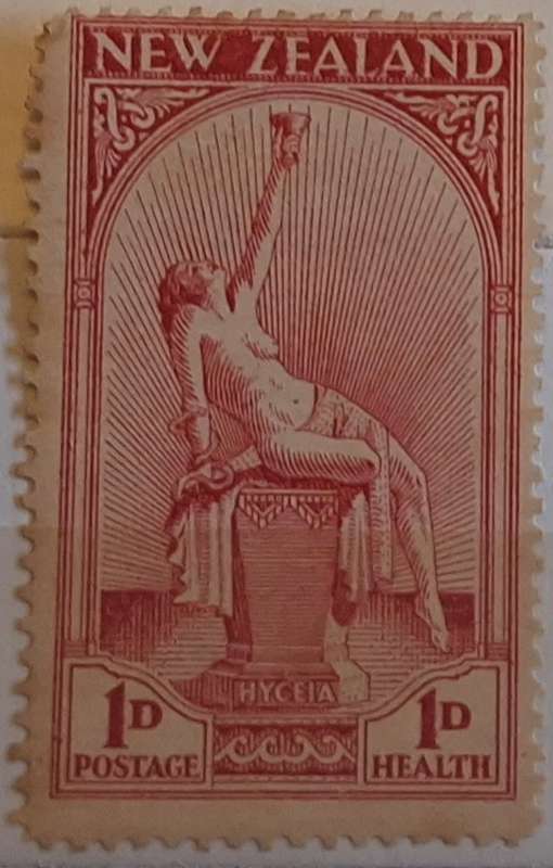 New Zealand 1932 Health Issue Hygiea 1 Unused Hinged stamp