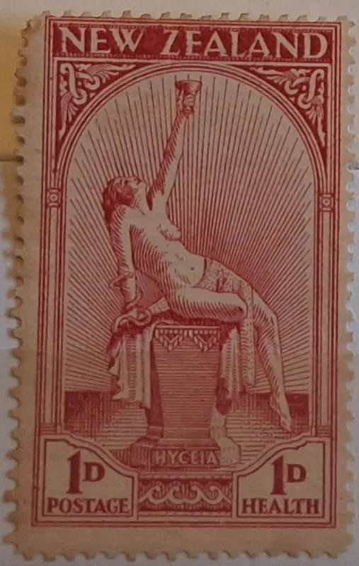 New Zealand 1932 Health Issue Hygiea 1 Unused Hinged stamp