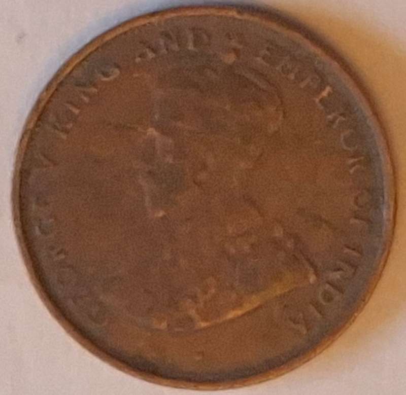 Sri Lanka Ceylon 1928 1 Cent George V  Bronze
