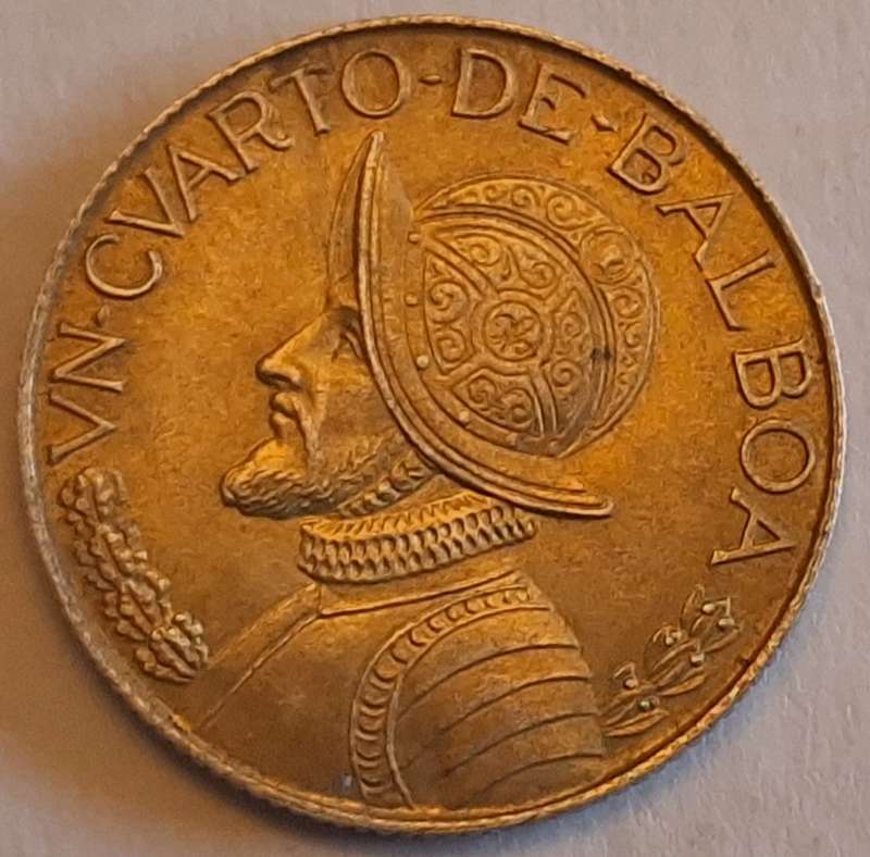 Panama 1962 ¼ Balboa Silver