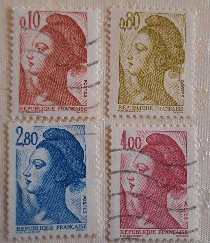 France 1982 Marianne 4 Used stamps
