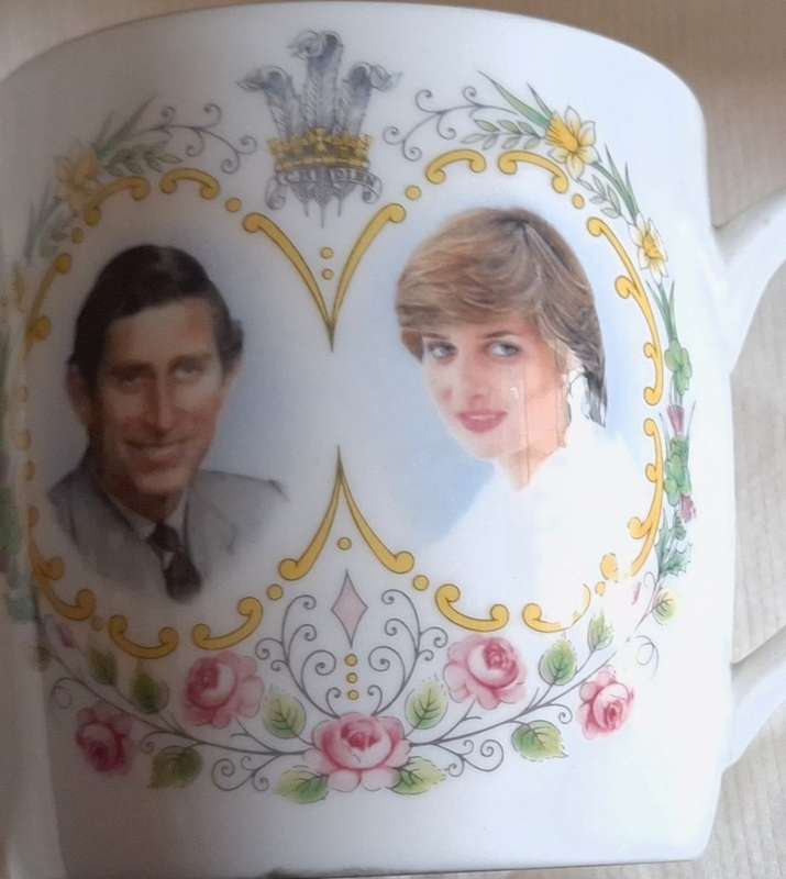Royal Wedding 29th July 1981 Prince Charles & Lady Diana Loving Cup by Crown Staffordshire England