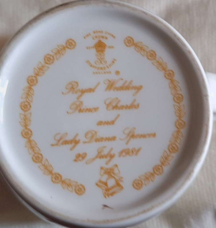 Royal Wedding 29th July 1981 Prince Charles & Lady Diana Loving Cup by Crown Staffordshire England