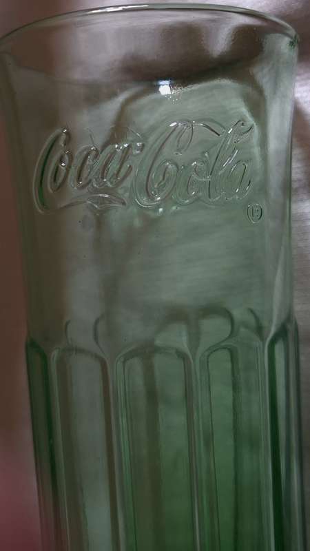 Coca-Cola Green Consol Drinking Glass