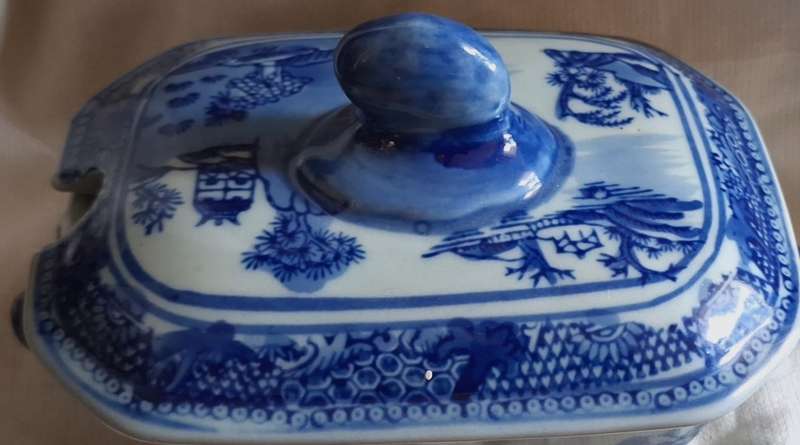 Ironstone Lidded Dish