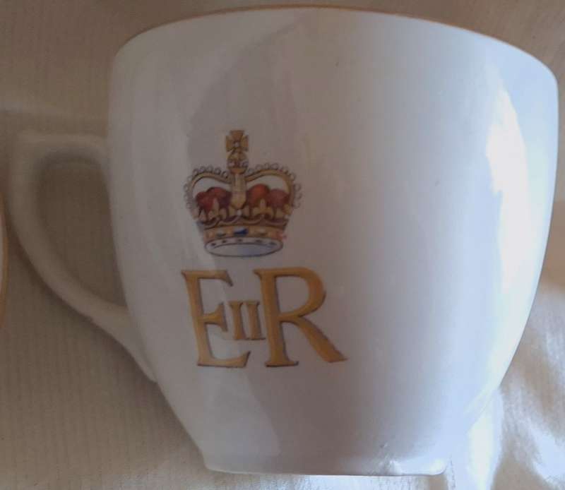 Coronation Elizabeth II 1953 Cup and Saucer