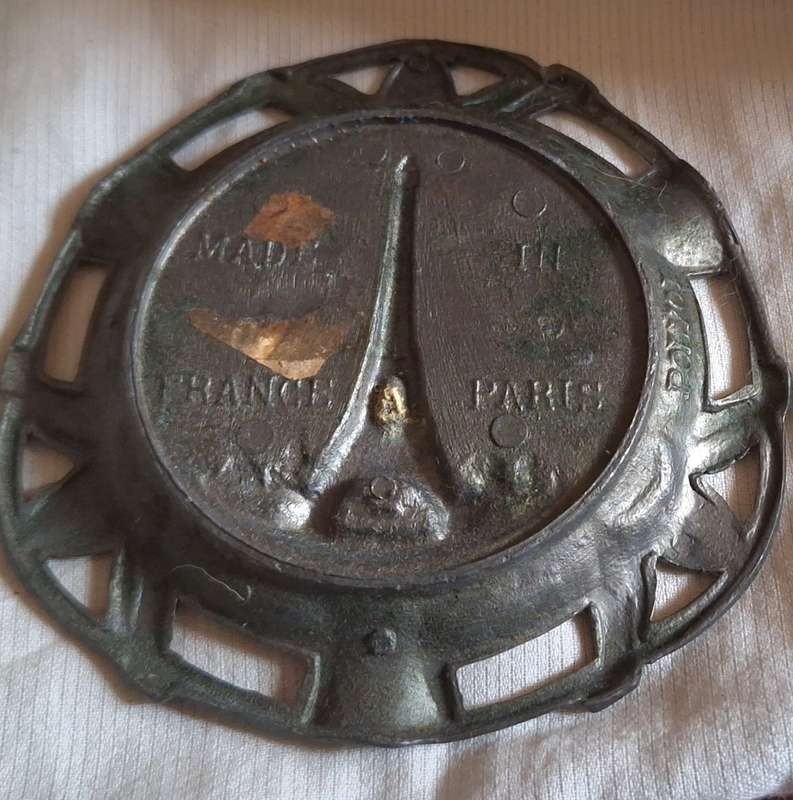 Metal Eifel Tower Ashtray Made in France Paris
