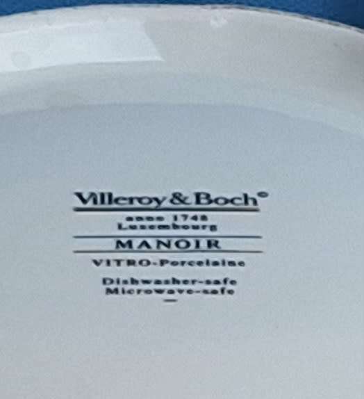 Villeroy Boch: Manoir (VitroPorcelain, Luxembourg) Large Salad Bowl 25cm Diameter