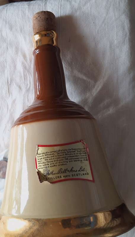 Bells Old Scotch Whisky Empty Bottle by Wade