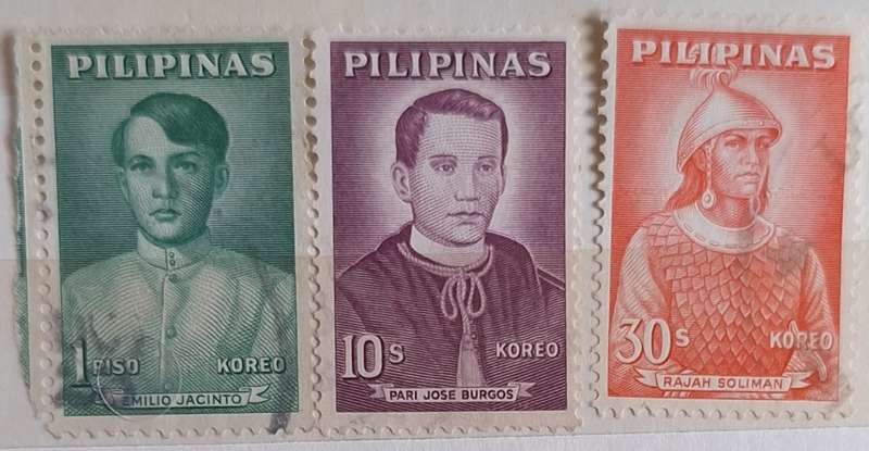 Philippines 1963 Famous Historical Figures 3 Used Hinged stamps