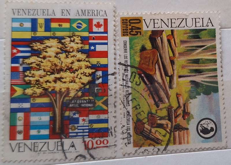 Venezuela Mixed Lot 2 Used stamps