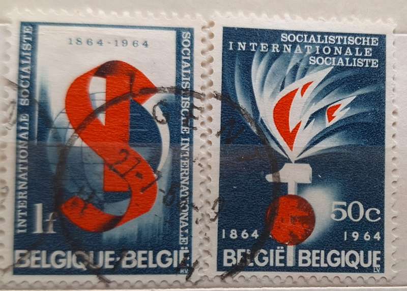 Belgium 1964 Centenary of Socialist International Movement  Used Hinged stamps