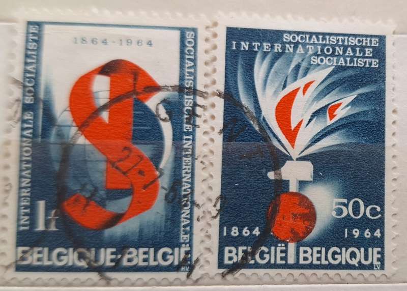 Belgium 1964 Centenary of Socialist International Movement  Used Hinged stamps