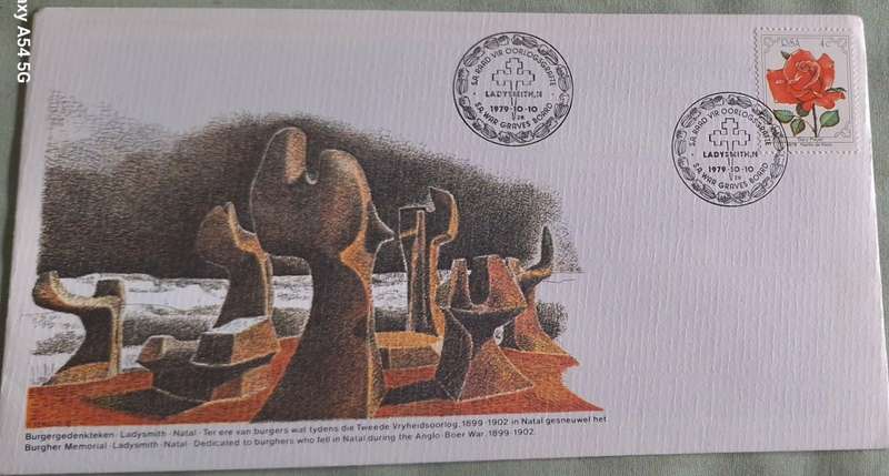 RSA 1979 Burgher Memorial Ladysmith Commemorative Cover