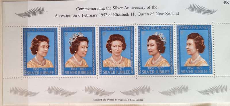 New Zealand 1977 Silver Jubilee 1 Mint Miniature Sheet