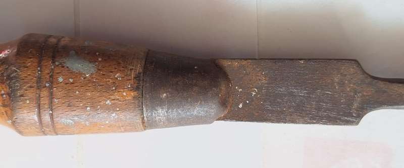 Vintage Wooden Handle Flat Head Screwdriver