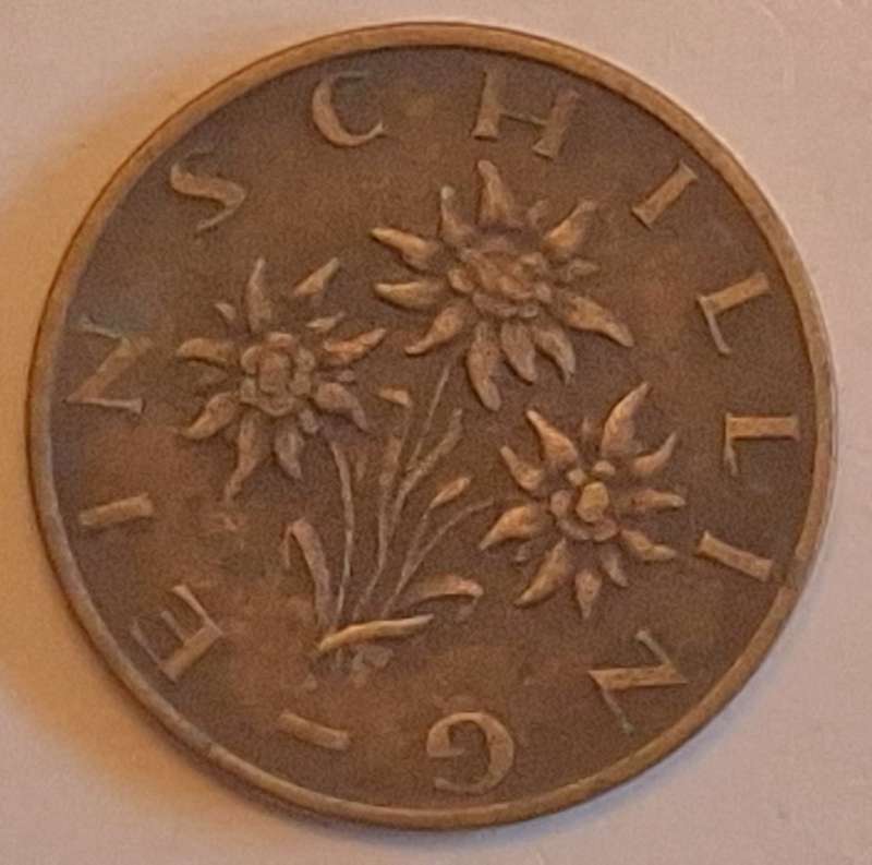 Austria 1969 1 Schilling Aluminium bronze