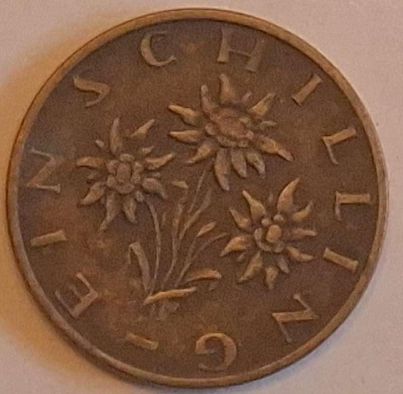 Austria 1969 1 Schilling Aluminium bronze