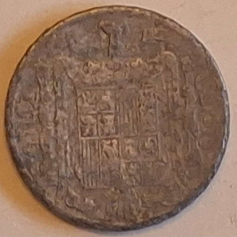 Spain 1941 5 Centimos (Iberian rider) Aluminium