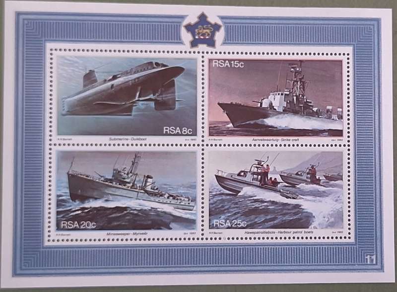 South Africa 1982 Simonstown Naval Base 1 Mint Miniature Sheet