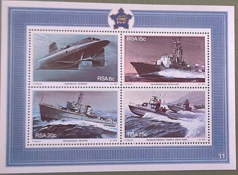 South Africa 1982 Simonstown Naval Base 1 Mint Miniature Sheet