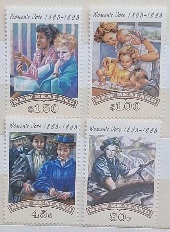 New Zealand 1993 Women's Vote Centenary Set of 4 Mint stamps