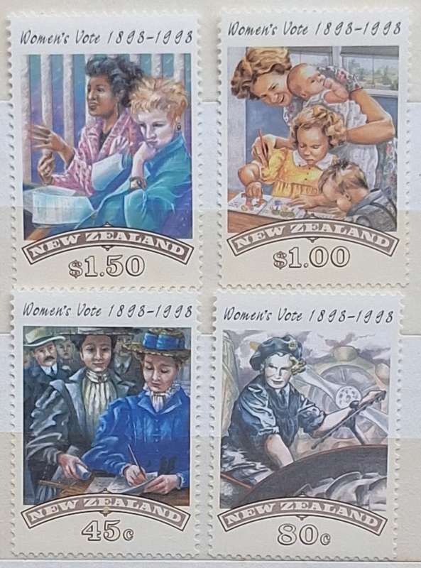 New Zealand 1993 Women's Vote Centenary Set of 4 Mint stamps