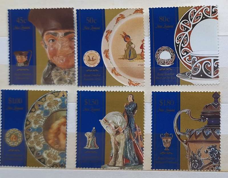 New Zealand 1993 Royal Doulton Set of 6 Mint stamps