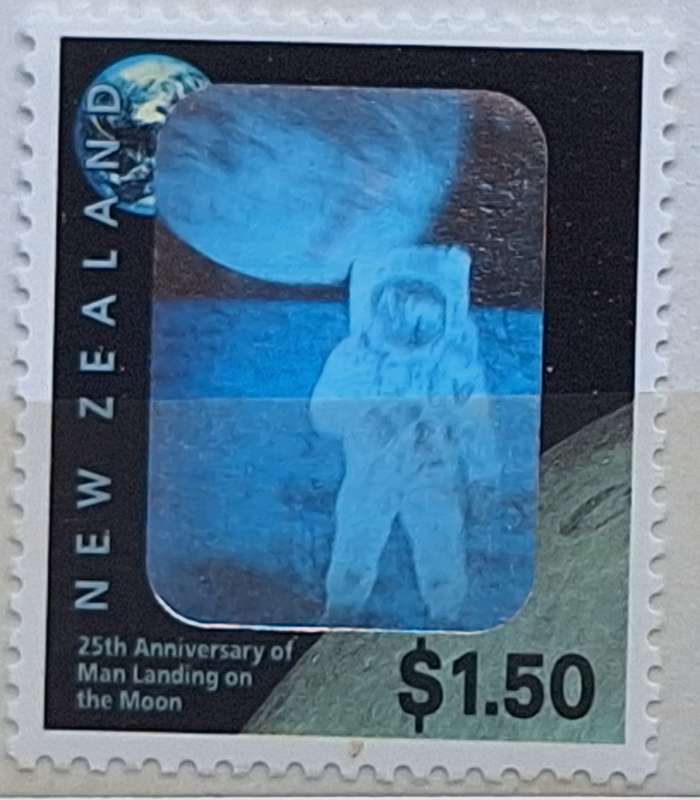 New Zealand 1994 Moon Landing 1 Mint stamp