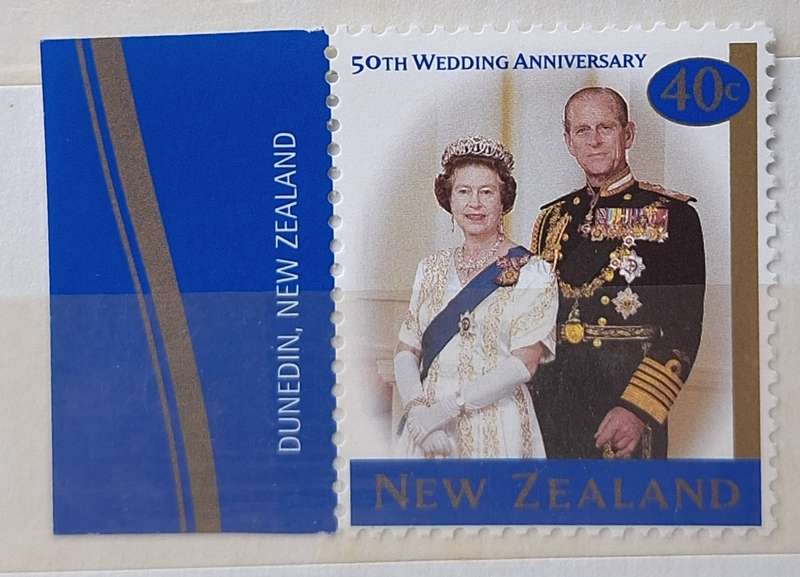 New Zealand 1997 Golden Wedding Anniversary 1 Mint Stamp