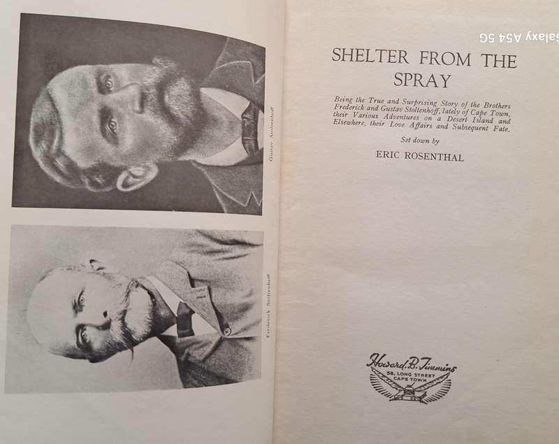 Shelter from the Spray by Eric Rosenthal Hardcover 1952