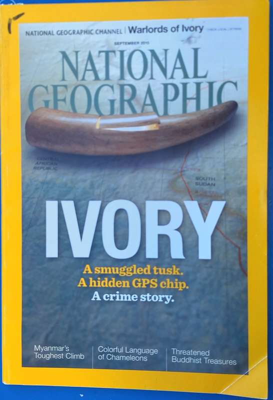 National Geographic September 2015 Ivory