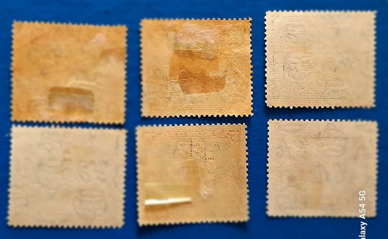 Cyprus 1938-51 George VI Pictorials 6 Used Hinged stamps