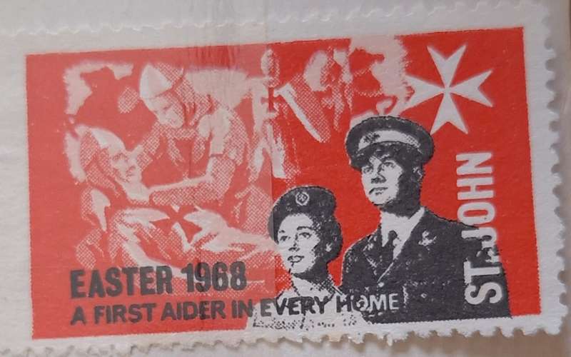 New Zealand 1968 St. John N.Z. Easter Seals 1 Unused hinged stamp