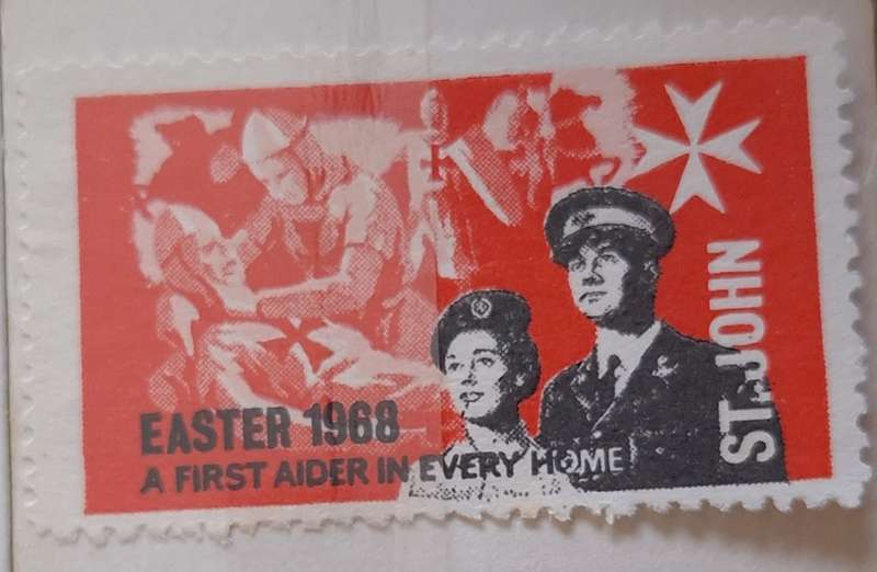 New Zealand 1968 St. John N.Z. Easter Seals 1 Unused hinged stamp