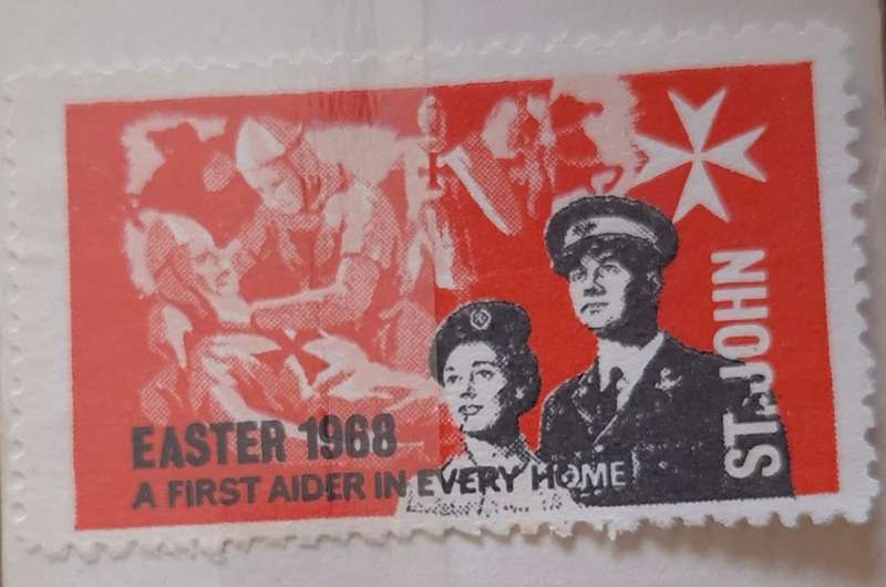 New Zealand 1968 St. John N.Z. Easter Seals 1 Unused hinged stamp