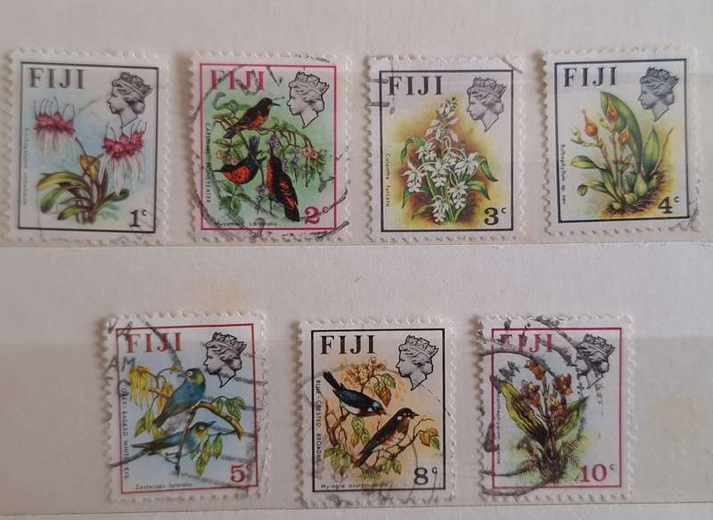 Fiji 1971 Birds and flowers Definitive 7 Used stamps