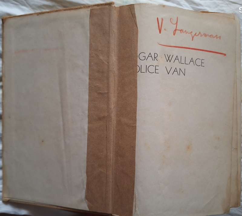 The Edgar Wallace Police Van Four Completee Police Novels in One Volume Hardcover c1930