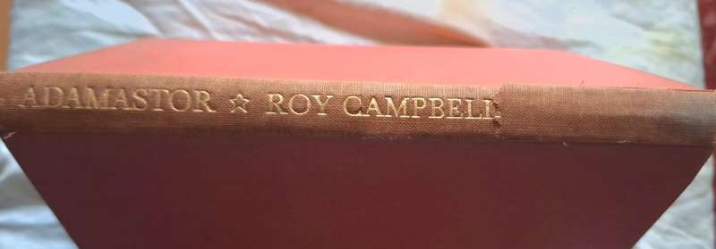Adamastor: Poems by Roy Campbell Hardcover