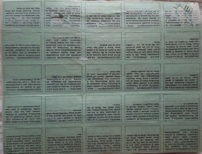 South Africa Charity Stamps Easter 1971 Sheet of 25 Unused stamps