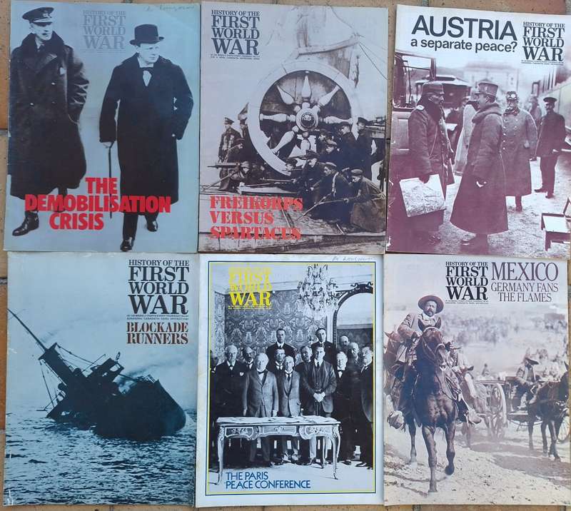 Purnell History of the First World War: Mixed Lot of 6 Magazines